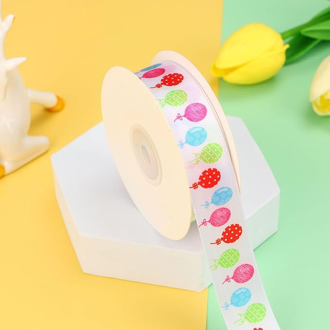 24 Yard Happy Birthday Ribbon Gift Wrapping Crafts Party Decoration Colorful - Image 4