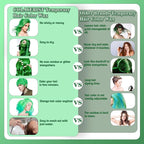 Green Hair Color Wax, Temporary Washable Hair Color Dye for Kids, Temporary Dye Wax Natural Hairstyle Cream Hair Pomades for Women & Men Party Cosplay Halloween