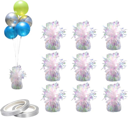 balloon weights are perfect for parties, weddings. Each pack includes 9PCS by Unknown