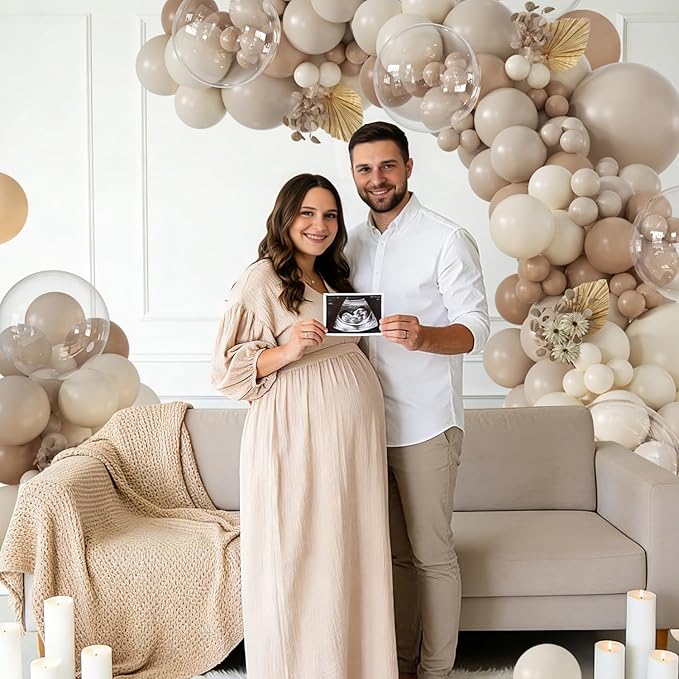 Neutral Balloon Arch Kit for Boho Gender Reveal Baby Shower Decorations | - Image 5