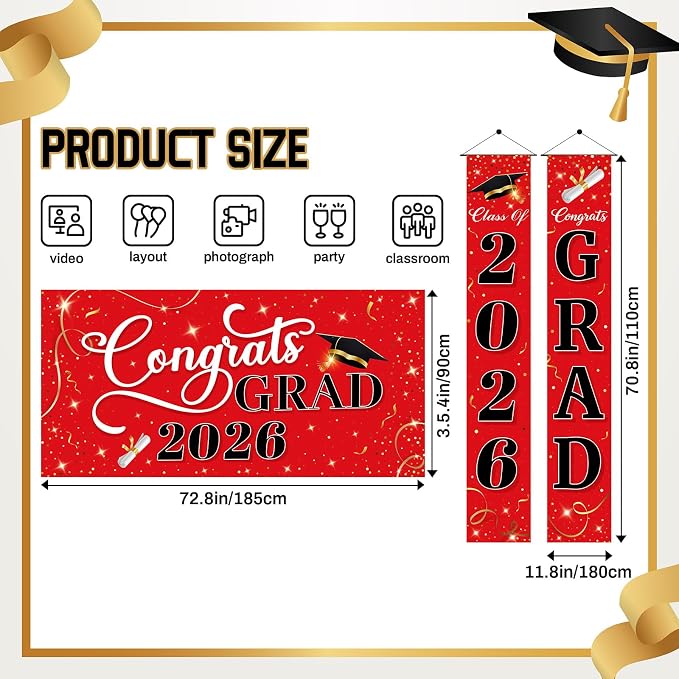 Class of 2026 Graduation Decorations - Image 2