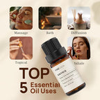 VINEVIDA Amyris Essential Oil - Undiluted, 10 mL - DIY Candle Scents, Safe for Skin
