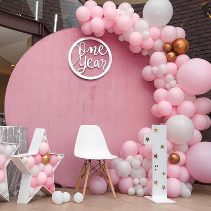 KBZVNAF Pastel Pink Latex Party Balloons 50 Pack 12 inch | Baby Pink Helium - Image 3