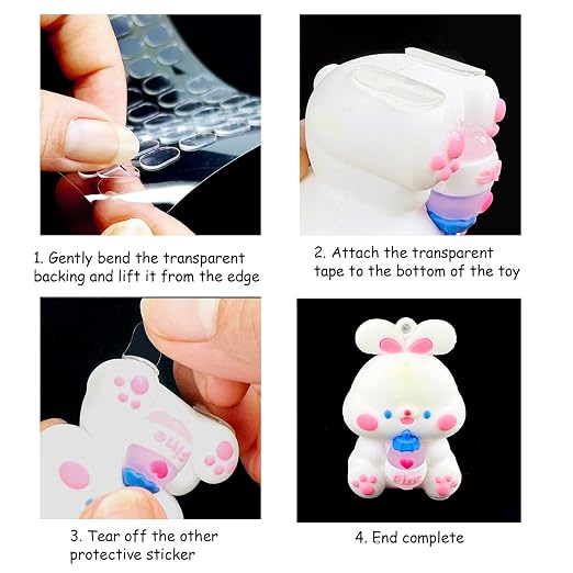 480 Pcs Gel Glue Dots, Double Sided Sticky Dots Clear, Removable Adhesive Dots - Image 3