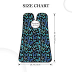 Beard Hair Catcher Bib, Waterproof Non-Stick Grooming Apron for Shaving Trimming, Perfect for Men Dad, Beautiful Butterflies Blue Butterfly Shave Bib