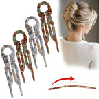 Prestige French Hair Pins - Serrated Anti-Slip Design, Curved Angle for Better Head Fit, New Elegant Hair Accessories for Women, Suitable for All Hair Types（4pcs）