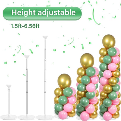 2 Sets Adjustable Balloon Column Stand Kit - Image 4