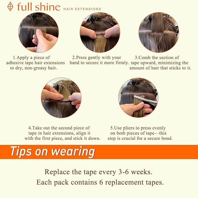 Full Shine Tape in Hair Extensions Human Hair Ombre Balayage Hair Extensions Tape in 3/8/22 Dark Brown Fading To Light Brown and Blonde Highlighted Remy Tape in Extensions 20Pcs 50G 14Inch for Women
