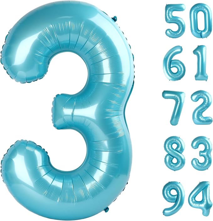 Pastel Blue 3 Balloon by IWERP