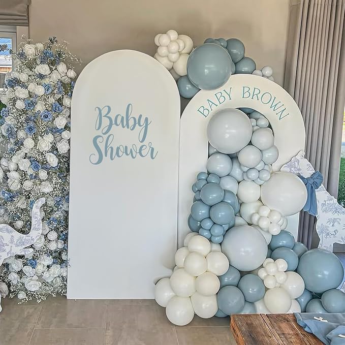 Dusty Blue Balloons - Image 8