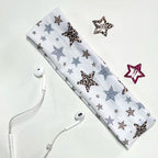 TERSE Leopard Headbands for Women Y2K Accessories: Trendy Women Head Bands with Cute Bow Star Cheetah Print, Stretchy Hair Bands 6PCS