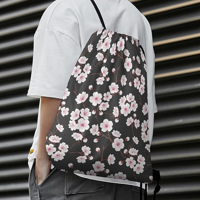 Gym Drawstring Backpack Water Resistant Sackpack - Image 5