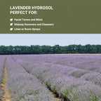 Lavender Hydrosol - Pure Steam Distilled Floral Water Spray for Face Toner, Facial Mist & DIY Skincare - Lavandula Angustifolia Hydrating Skin Refresher & Linen Spray - 100% Natural 16oz 2packs