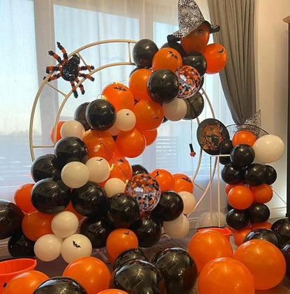 Halloween Balloons Black Orange Balloons Set - Image 6