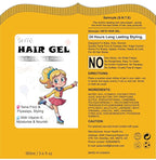 Samnyte Hair Gel for Kids, Baby Hair Gel Fly Away Hair Tamer, Styling Gel - Vitamin E Moisturize and Nourish, Flexible Hold Designed for Boys & Girls 3.4 Fl Oz