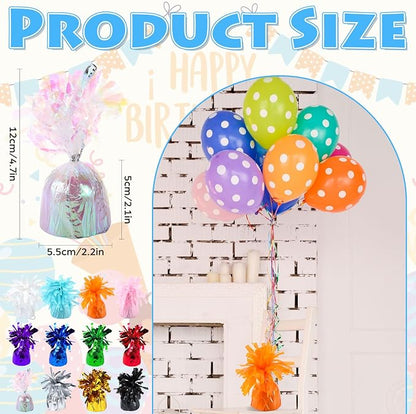 Balloon Weights Lime Green Metallic Anchor Balloon Holder - Image 2