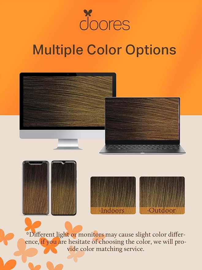 DOORES Tape in Hair Extensions Human Hair, Chocolate Dip Color Melt 14 Inch 25g 10pcs, Human Hair Extensions Natural Hair Extensions Seamless Straight