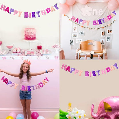 Pre-Strung Happy Birthday Banner - Image 7
