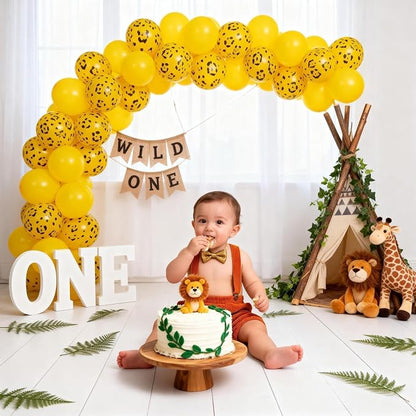 Gold Cheetah Print Balloons, 12 Inch Safari Animal Leopard Print Latex Helium - Image 4