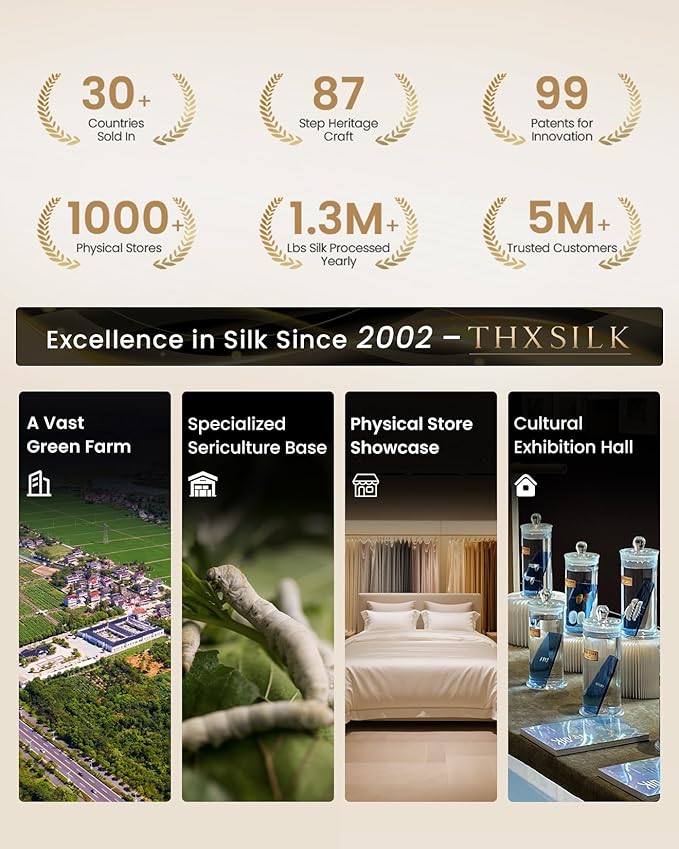 THXSILK 100% Pure Mulberry Silk Pillowcase for Hair and Skin - Natural Mulberry Silk Dual Sides, Silk Body Pillow Case with Hidden Zipper, 1pc, Body Size 20"x54", Black