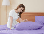 Sunflower King Pillowcases Set of 2, 100% Cotton King Pillow Cases 2, 20×40 inches Lavender, Soft and Breathable