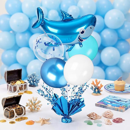 Civaner Shark Party Balloons Stand Kit 6 Sets, Fresh Colors - Image 5