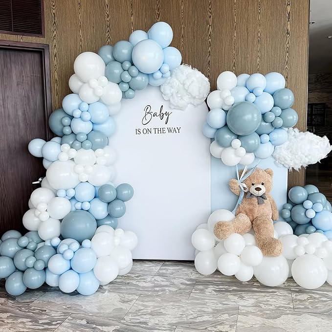Dusty Blue Balloons - Image 4