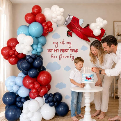 Red Blue White Balloon - Image 5