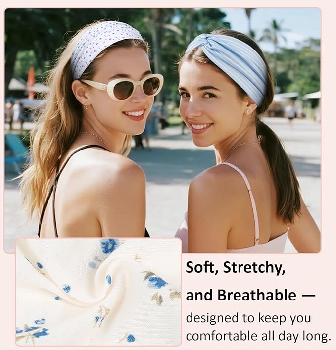 TERSE Headbands for Women Non Slip: Twist Head Bands for Women's Hair Trendy Fashion Hair Bands