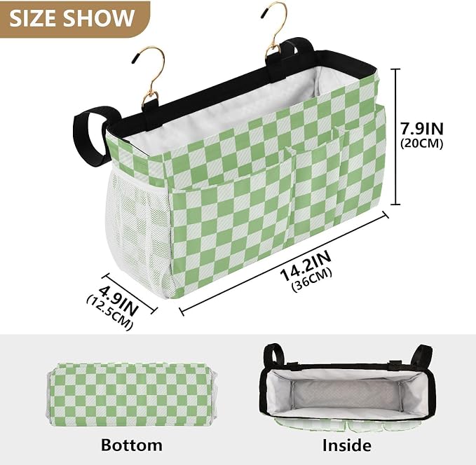 Bedside Caddy Hanging Bunk Bed Caddy Bed Organizer Hanging Pocket - Image 4