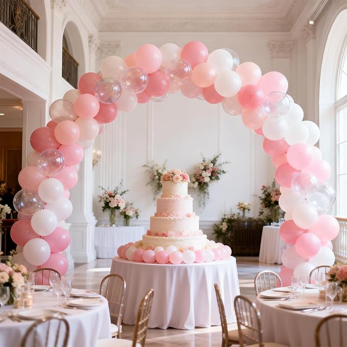 Pink and White Balloons - Image 7