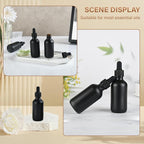 6 Pcs, 2oz Dropper Bottle, Black Glass Eye Dropper Bottle, Tincture Bottles with Dropper, Pretty Finish, Leak-Proof Design, Stronger Suction for All Kinds of Mixed Liquids