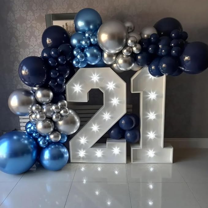Blue Balloon Arch Kit, 18 12 10 5 inch - Image 5