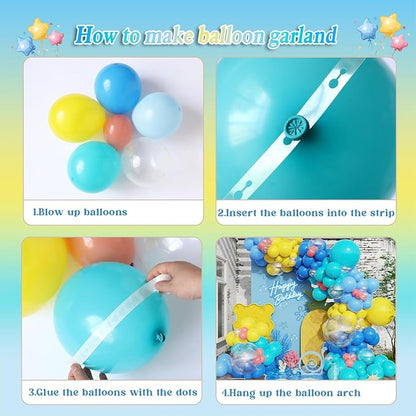 152pcs Cartoon Sponge Balloon Arch Kit - Image 3