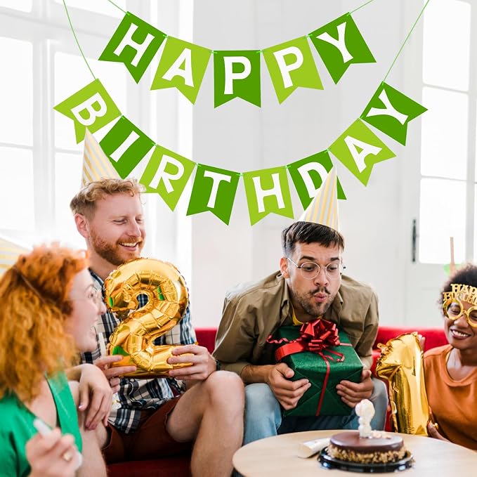 Happy Birthday Banner Birthday Party Banner NO DIY Happy Birthday Sign | - Image 6