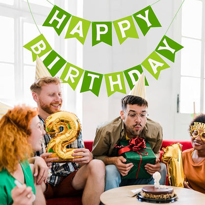 Happy Birthday Banner Birthday Party Banner NO DIY Happy Birthday Sign | - Image 6