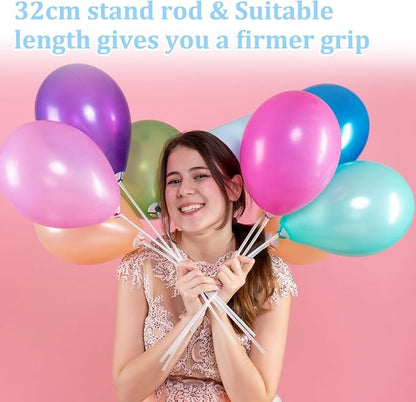cobee 20 Pcs Balloon Holder Sticks, Plastic Balloon Sticks - Image 6