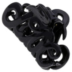 Camila Paris CP3025 French Hair Clip for Women, 2 inch Girls Hair Claw Clips Jaw Black Fashion Durable and Styling Hair Accessories for Women, Strong Hold No Slip Grip, Made in France