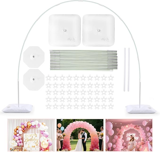 Upgraded Balloon Arch Kit, Large Adjustable Stand by Unknown