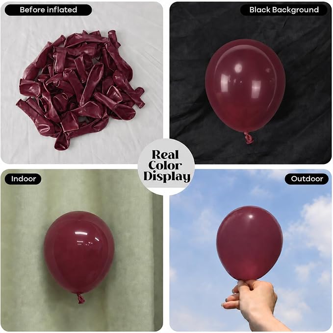 Burgundy Balloons - Image 2