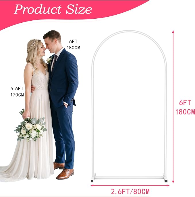 6FT Arch Backdrop Stand, Backdrop Arch - Image 3