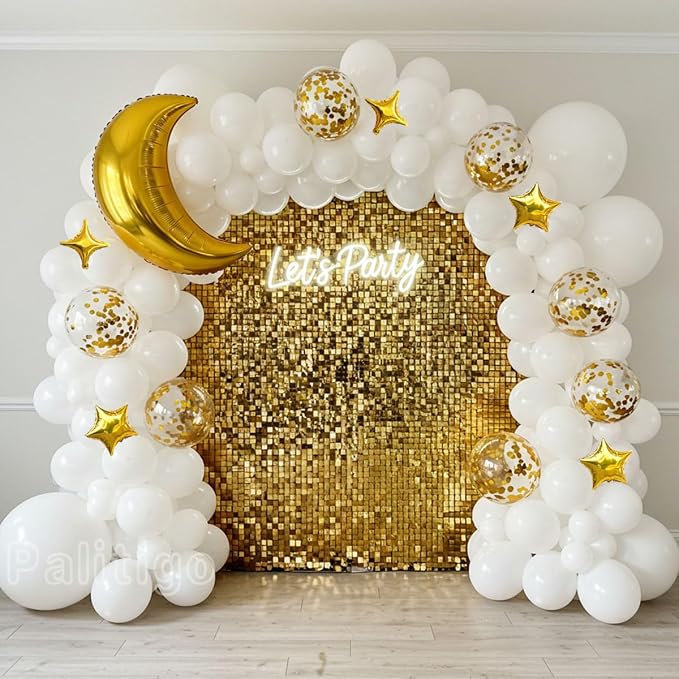 White Balloon Garland Kit by Palitigo