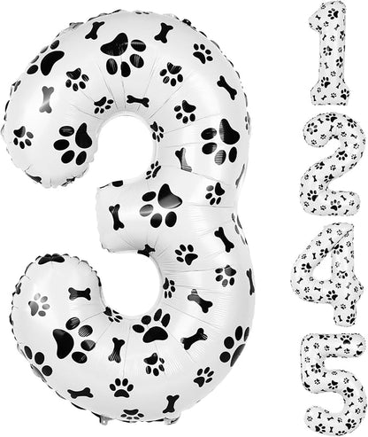 40 Inch Dog Foil Birthday Balloons by AXBMM