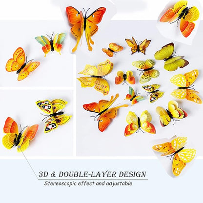 OPSEAM 3D Butterfly Wall Decor Butterfly Decorations Stickers - Image 3
