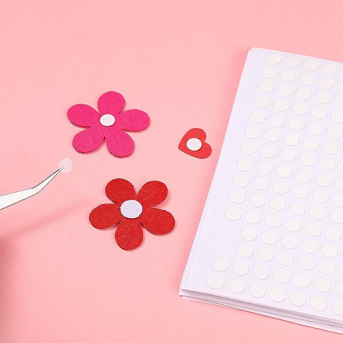 Zonon 1000 Pcs Double Sided Adhesive Dots Clear Glue Point Tape Stickers - Image 4