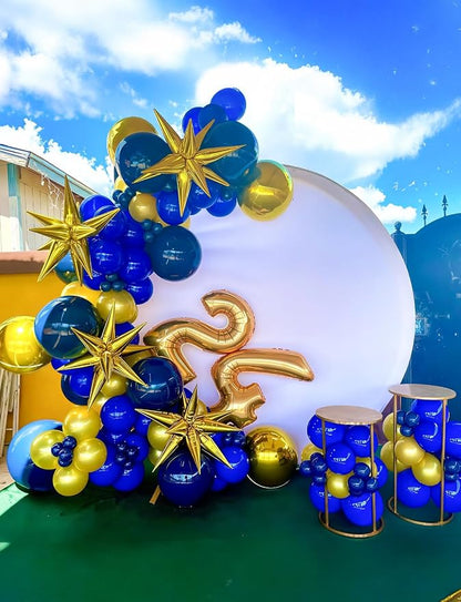 Royal Blue Balloons, Round Latex Balloons - Image 6