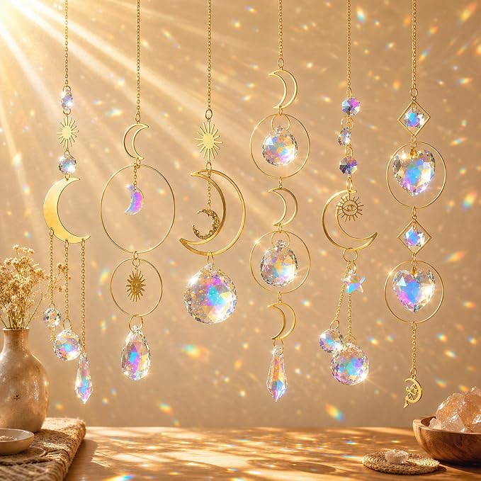 ilclviz Suncatcher Crystal Hanging Sun Catcher | Sun Catcher Prism by ilclvizGift