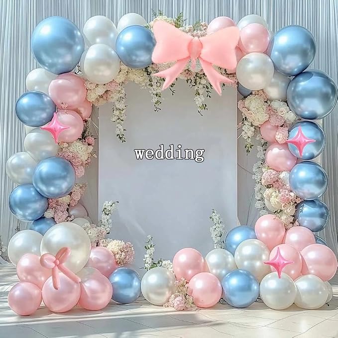 Pearl Pink Double Stuffed Balloons - Image 6