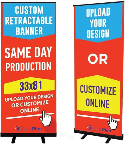 Custom Retractable Banner with Aluminum Frame by Unknown
