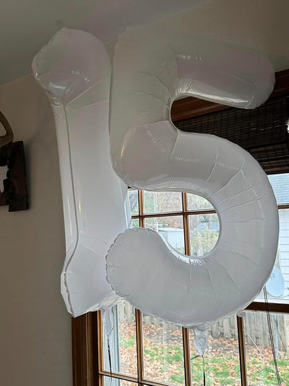 White 10 Balloon - Image 8
